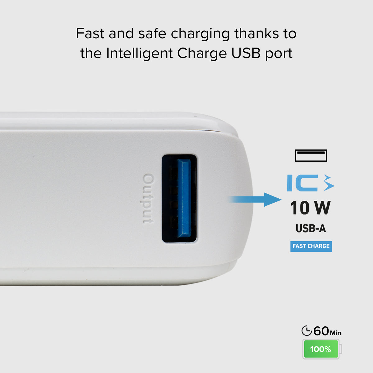 Power bank ultra compatto da 10000 mAh 
