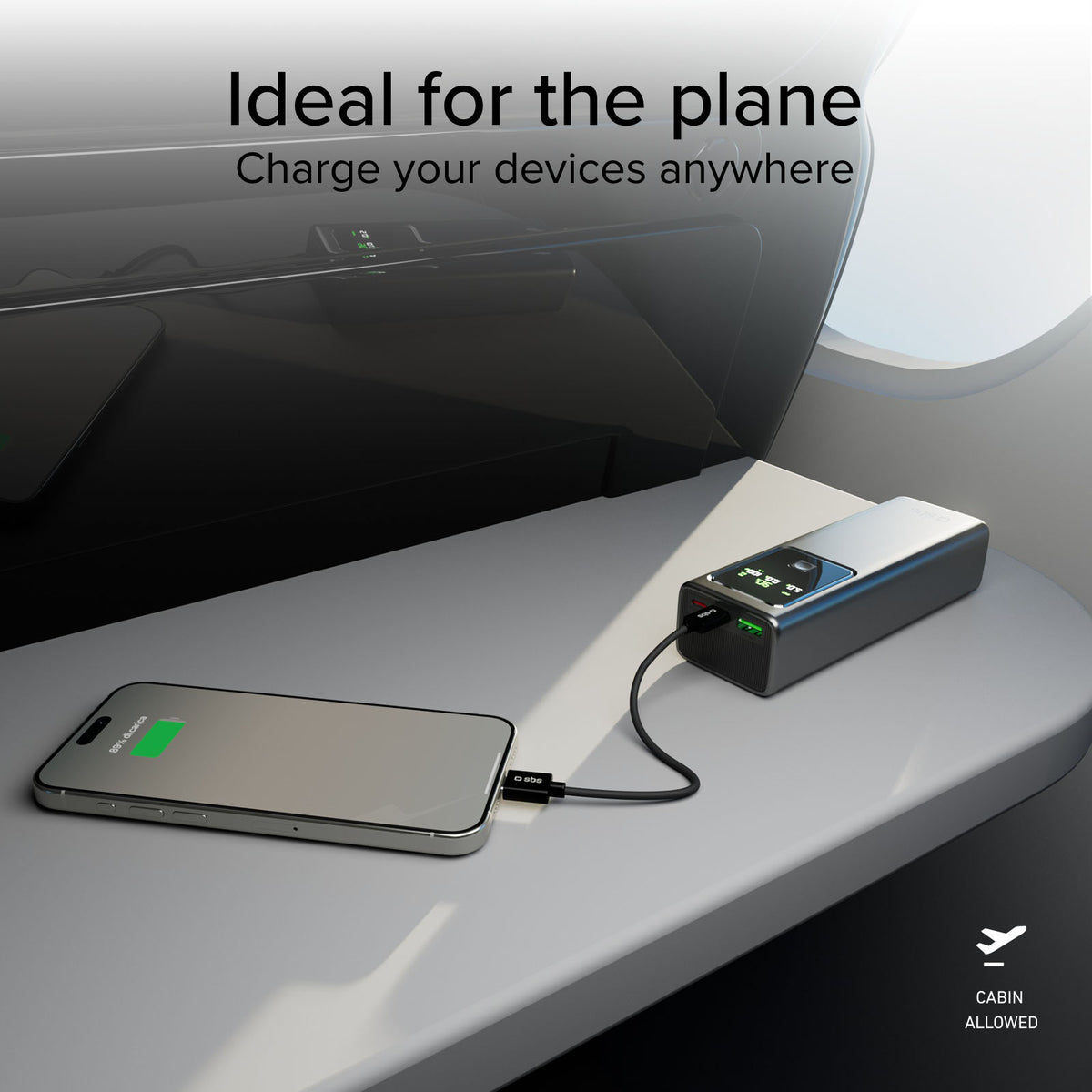 20,000 mAh LCD Power Bank with 100 W PD